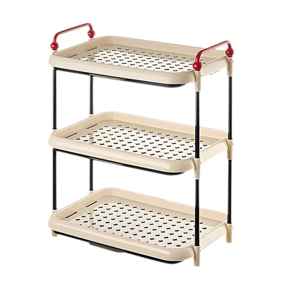 Bdday Under Sink Organizers and Storage Cup Storage Shelf Desktop Mug Organizer Sideboard Teacup Drainer Cream Wind Kitchen Cup Holders Kitchen Utensils