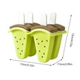 thumbnail image 1 of Bdday Small Trays Watermelon Ice sicle Moulds with Handles Reusable Easy To Demould Drip-Proof Homemade sicle Ice Cream Diy Good Fruit sicle Mini sicle Molds, 1 of 2
