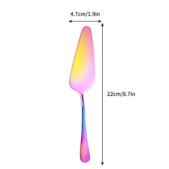 Bdday Spatulas for Kitchen Use Stainless Steel Cake Slicers Cake Slices Cutter Spatulas Pie Cutting Servers Pizza Dessert Server Wedding Party Knife with Serrated Edges Shovel Spoons