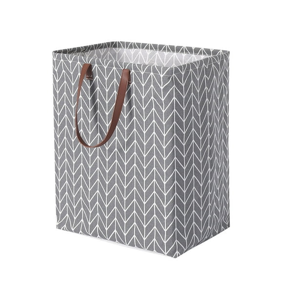 Bdday Stackable Storage Bins Dirty Cloth Bucket Cotton Foldable Cloth Storage Box Large Capacity Dirty Cloth Basket Blanket Storage Bags