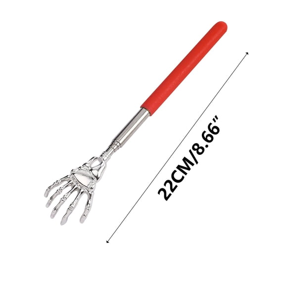 Bdday Stainless Steel Back Scraping Tool Extendable Comfortable Grip for Both Men and Women Handheld Tool Daily Body Care and Massage Tool