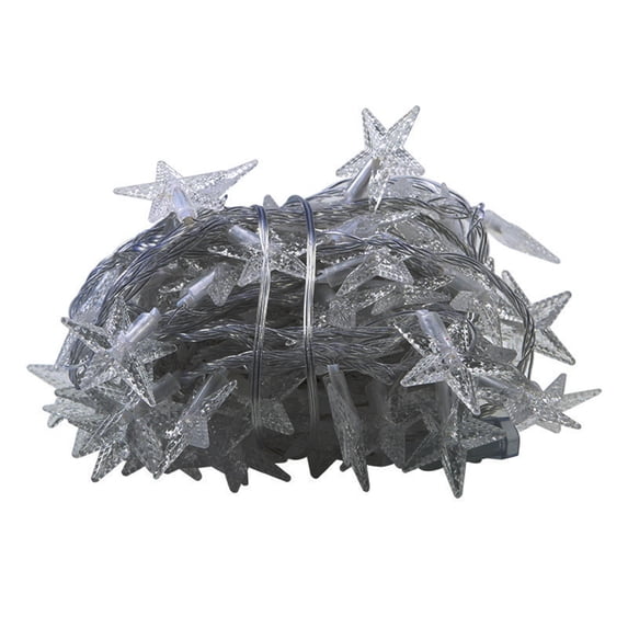 Bdday Star Lights 20 Ft 40 Led Battery Operated String Lights Waterproof Battery Power Star Fairy Lights for Bedroom Indoor & Outdoor, Party, Ramadan, Christmas and Wedding Decorations
