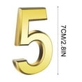 thumbnail image 1 of Bdday Stickers for Kids 3 Inch Gold Modern House Numbers Mailbox Numbers 0-9 Self-Adhesive Street Door Home Address Metal Numbers for Outside Or Inside Signs Easy Install Birthday Decorations, 1 of 2