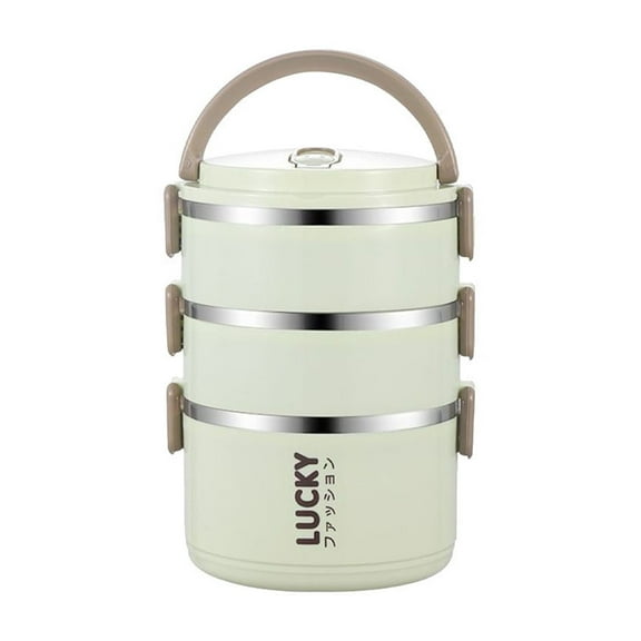 Bdday Storage Bags Student Stainless Steel Insulated Lunch Box Gift Multi-Layer Double Layer Activities Ground Push Jittery Voice The Same Type Of Lunch Box Explosion Models Men Lunch Bags for Work