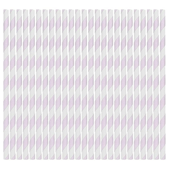 Bdday Straws Disposable 100pcs Paper Straws Assorted Colors Striped Drinking Straws for Shakes Cocktail Coffee Paper Straws