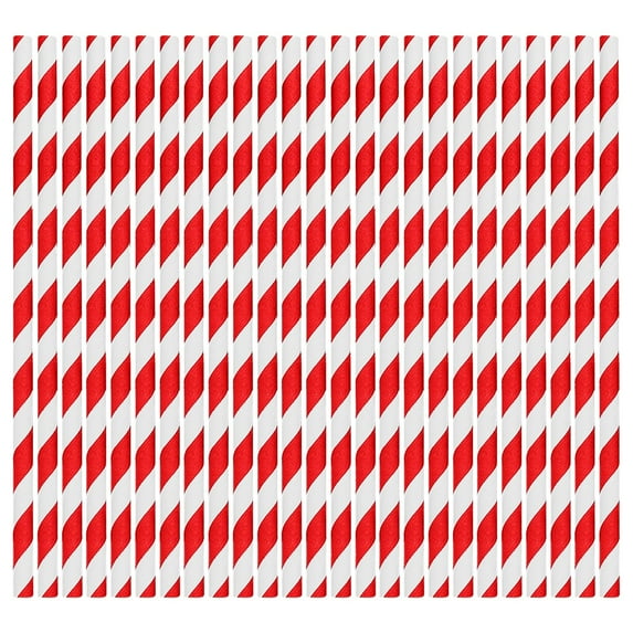 Bdday Straws Drinking Plastic 100pcs Paper Straws Assorted Colors Striped Drinking Straws for Shakes Cocktail Coffee Straws Disposable Flexible