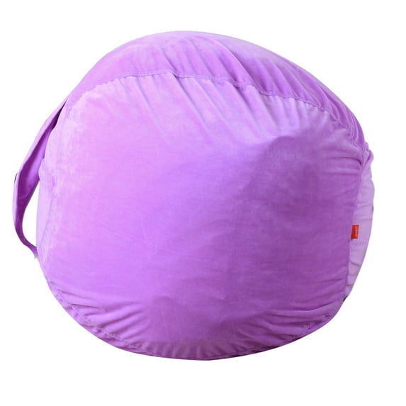 Bdday Stuffed Animal Storage Bean Bag Chair Cover for Kids, Organizing Plush Toys for Girls and Boys