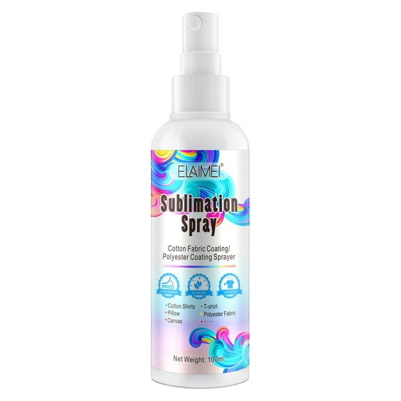 Bdday Sublimation Coating Spray Is Suitable for Cotton Tshirts Including Polyester Mouse Pad Carton Canvas Easy Sublimation and Quickdrying 100ML