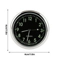 thumbnail image 1 of Bdday Table Clock 4inch Dashboard Fluorescent Clock - Mini Car Sticked To Watch Car Truck Dashboard and Vent Mini Car Clock Halloween Decorations Indoor, 1 of 5