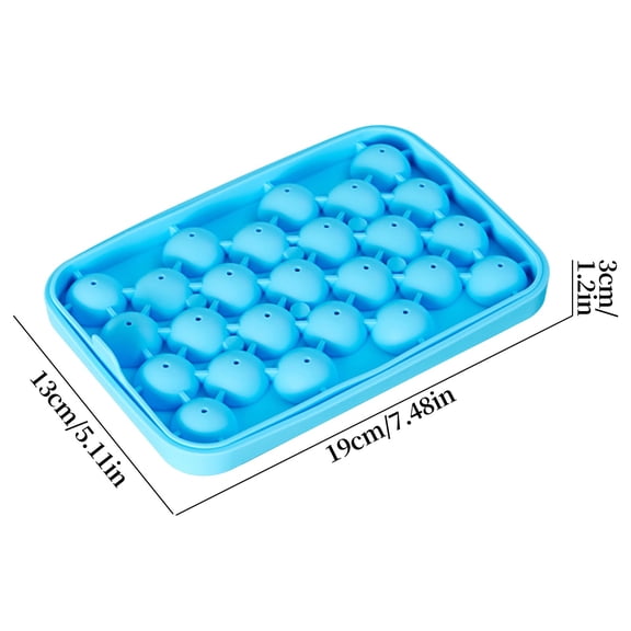Bdday Toddler Popsicle Mold 25 Hole Whiskey Siliconeice Pattern Ball with Lid Ice Pattern Refrigerator Ice Ball Homemade Ice Pattern Ice Ball Ice Box Food Tray