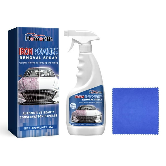 Bdday Toilet Cleaner Car Paint Rust Remover Wheel Iron Powder Rust Remover 120ml Shoe Cleaner