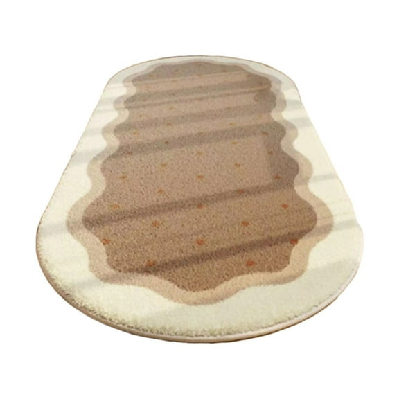 Bdday Toilet Rug Soft Bedroom Rugs Shaggys Rugs for Bedroom Oval Rugs Room Small Carpet Living Room Runner Rug Non Slip Modern Home Decor 16x48in Front Door Mat Outside Entrance