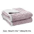 thumbnail image 1 of Bdday Travel Blanket 70x100cmcm Tafu Lamb Plush Blanket, Nap Blanket, Sofa Blanket, Winter Thickened Coral Velvet Blanket Camping Quilt, 1 of 2