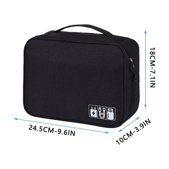 Bdday Travel Electronics Organizer Portable Cable Organizer Bag for Storage Electronic Accessories Case for Cord,Phone,Charger,Flash Drive
