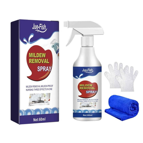 Bdday Wall Cleaner Wall Removal Spray Suitable for Walls Tiles Floors Sinks Bathtubs and Toilets Removal Set 60ml Portable Carpet Cleaner