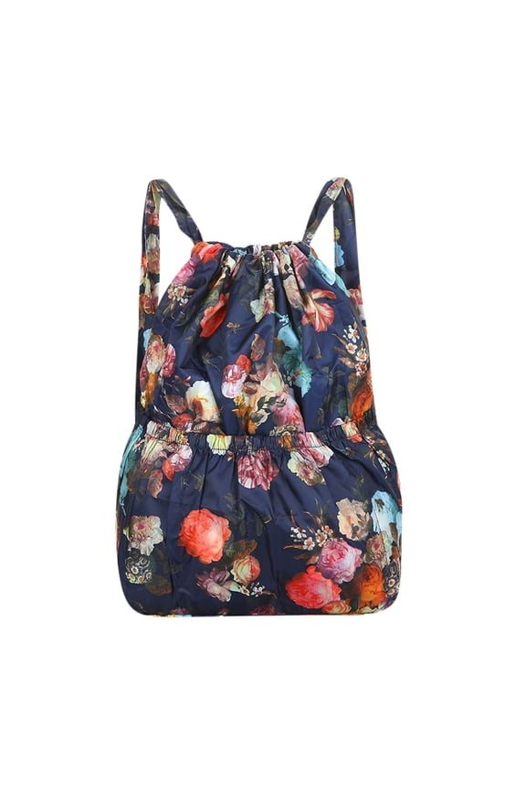 Waterproof Drawstring Gym Backpack Bag for Men & Women, Sport Gym Sack Mini Travel Daypack