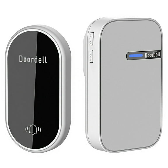 Bdday Wireless Doorbell 1V1 Frameless Super Switching Self-generating Switching Wireless Kinetics Energy Switching Battery- And Wiring- Remote Control