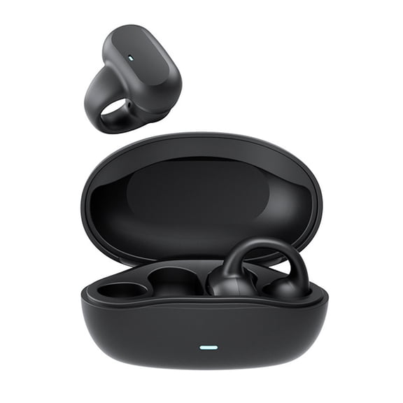 Bdday Wireless Ear Clip Skeleton Conduction Headphones, Bluetooth 5.3 Waterproofs Open Ear Headphones, Apply For Running, Sports, Cycling, Driving