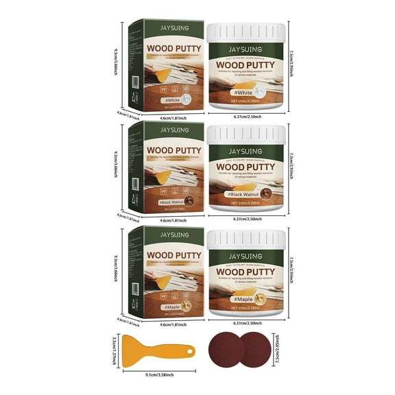 Bdday Wood Products Paint Wood Paint Covers Cracks and Gaps Graffiti Repair Multi-purpose Repair Paint 150g