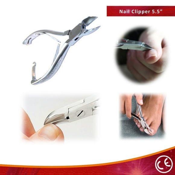 Bdeals 5.5' Standard Nail Cutter Toe Nail Pedicure Stainless Steel With Lock