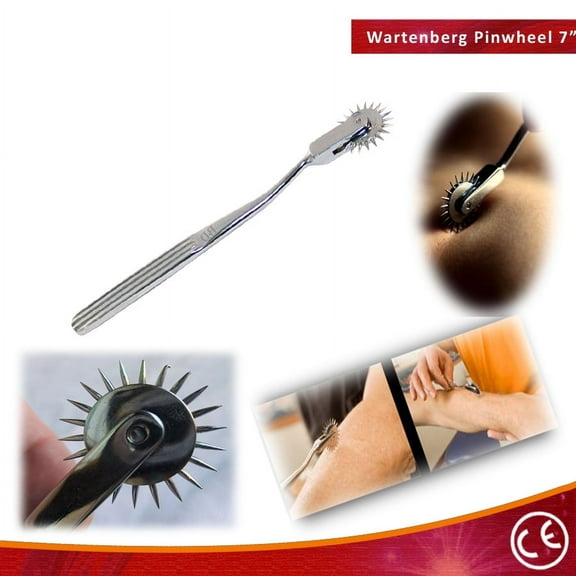 Bdeals 7' Neurological Wartenberg Diagnostic Pinwheel Stainless Steel