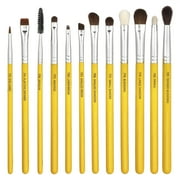Bdellium Tools Studio Series, Eyes Brush Set and Pouch, 12 Pc Set