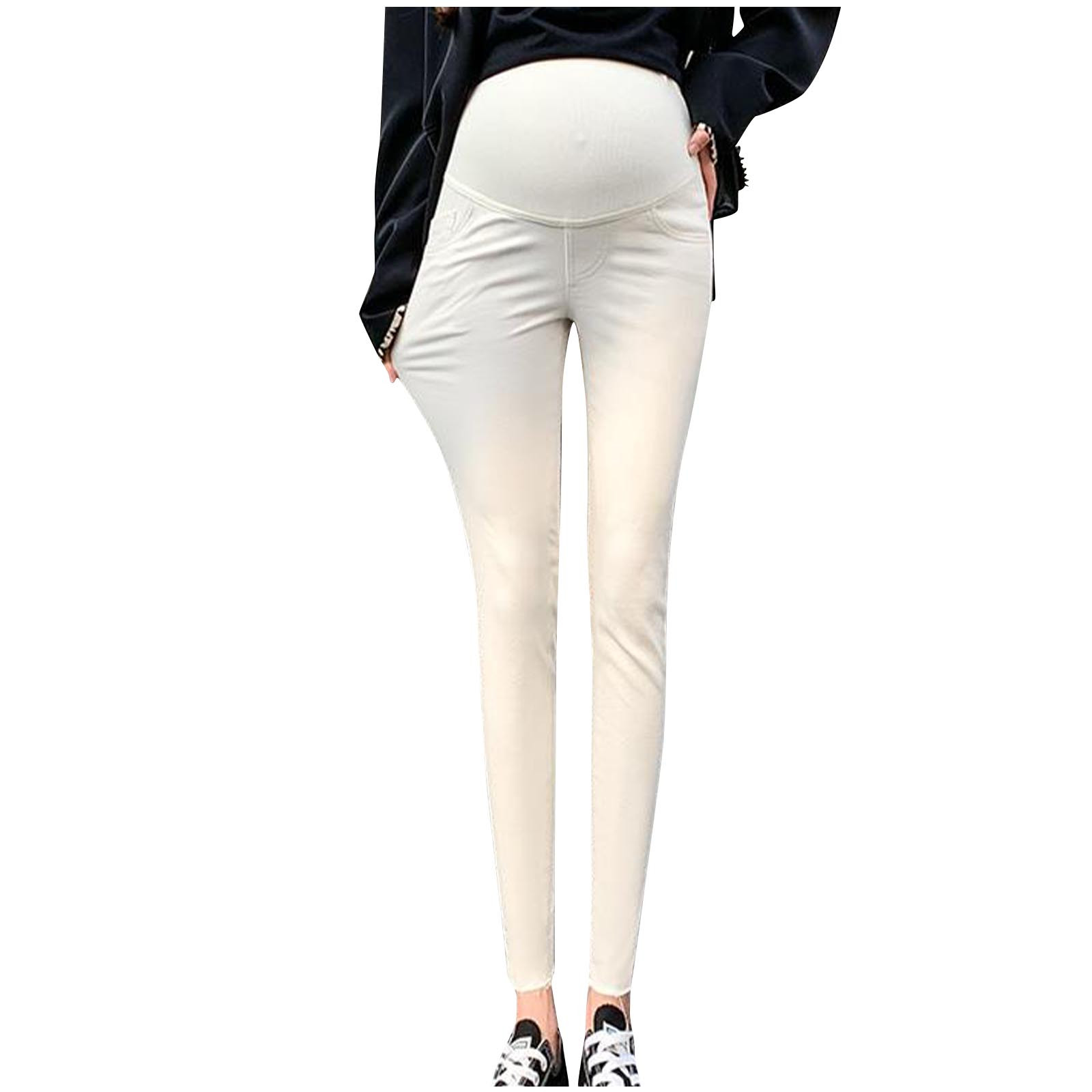 Womens Maternity Jeans Plus Size Foucome Maternity - Stretchy Ripped Boyfriend Jeans
