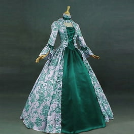 Emerald green victorian dress best sale
