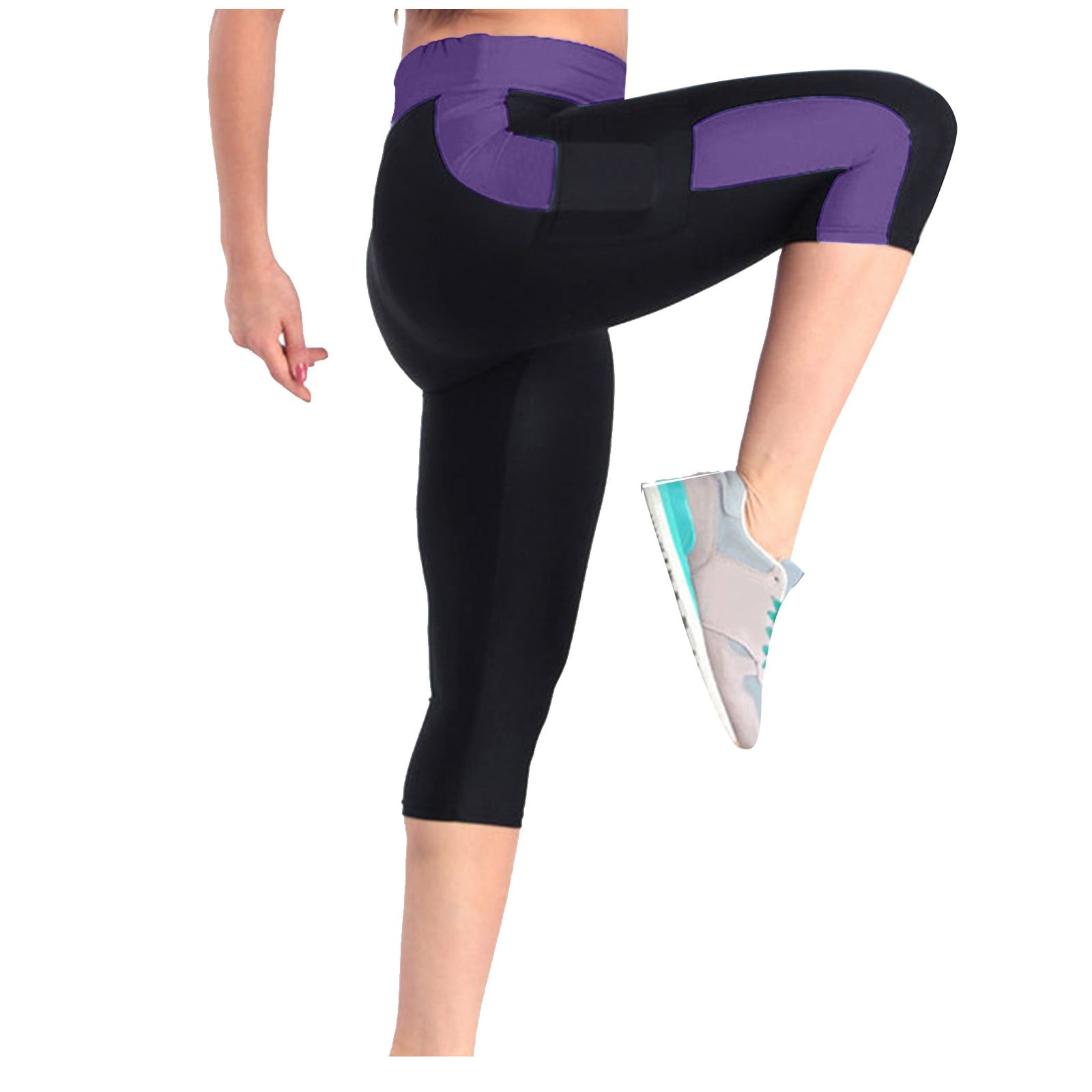 DYZD Women's Mid Waist Printed Leggings, Tummy Control, Workout Capris  Running Yoga Pants (Style 3,Small) Purple : : Clothing, Shoes &  Accessories