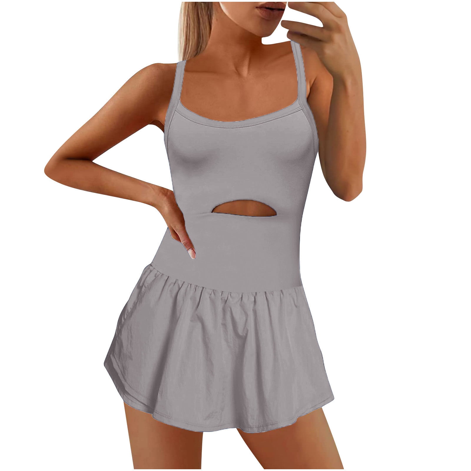 Bdfzl Womens Athletic Suit Womens Running Workout OnePiece Outfits