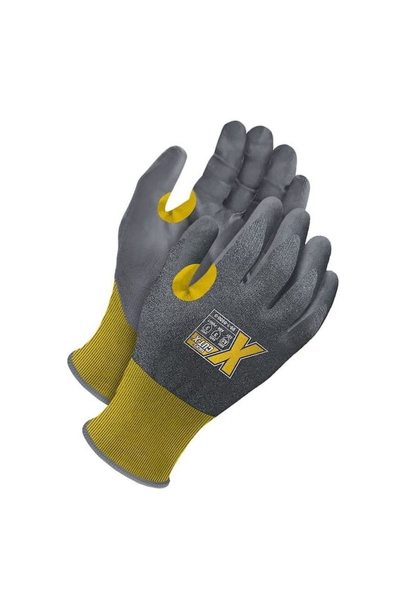 Cut-Resistant Coated Gloves, Cut Level A5 ,Not Applicable ,Sandy ,S 1 PR