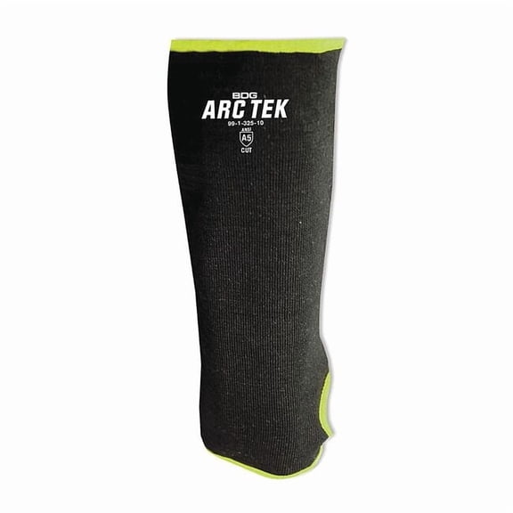 Bdg Black Cut Resistant Sleeve Thumb Hole, Size 18" 99-1-335-18