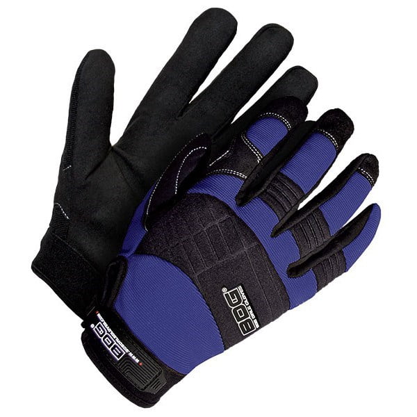 Bob Dale 20-1-10603N-XL Mechanics Glove Synthetic Leather Navy Blue/Black, Size XL