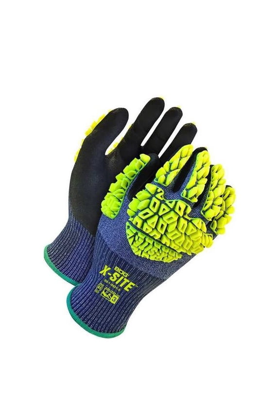 Cut-Resistant Impact Gloves, Cut Level A5 ,Dipped ,Nitrile ,Sandy ,S 1 PR