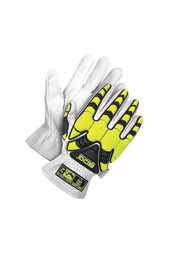 Cut-Resistant Leather Gloves, Cut Level A5 ,2XL 1 PR 20-9-1880-X2L