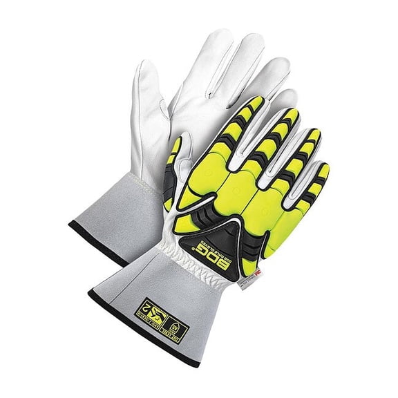 Bdg Cut-Resistant Leather Gloves, Cut Level A5 ,2XL 1 PR 20-9-1883-X2L