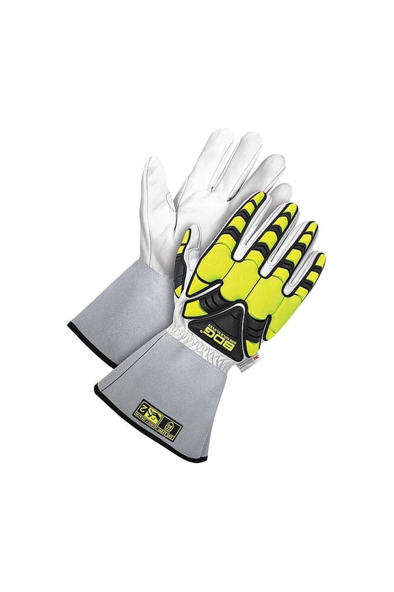 Cut-Resistant Leather Gloves, Cut Level A5 ,2XL 1 PR 20-9-1885-X2L