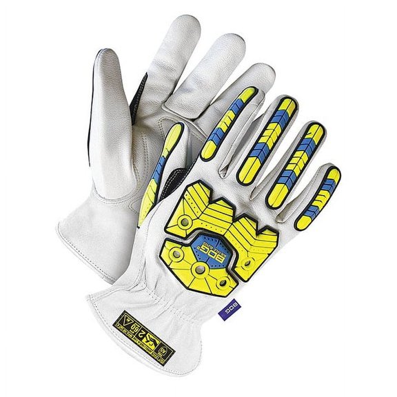 Bdg Leather Gloves,Goatskin Palm 20-1-10697-X2L