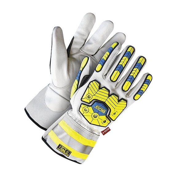 Bdg Cut-Resistant Leather Gloves, Cut Level A5 ,2XL 1 PR 20-9-10698-X2L