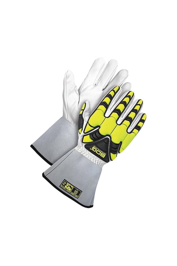 Cut-Resistant Leather Gloves, Cut Level A5 ,L 1 PR 20-1-1885-L