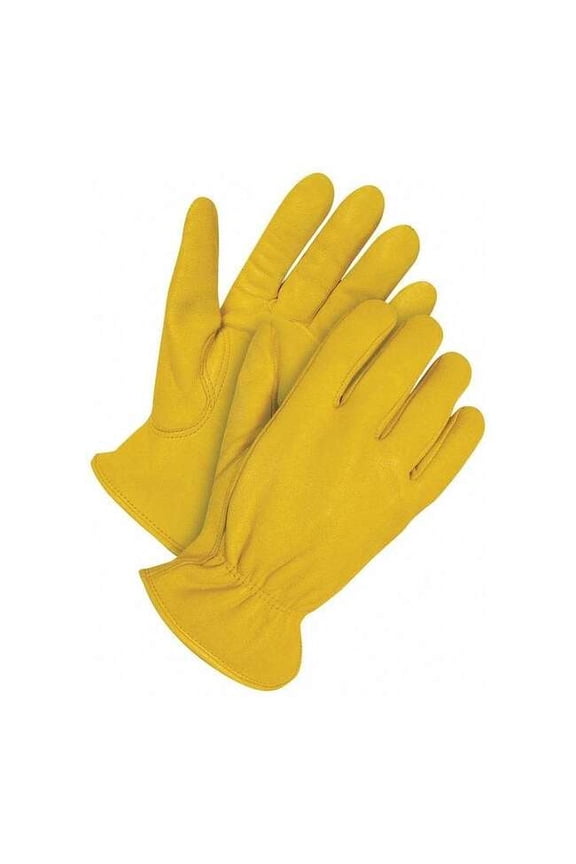 Bdg Leather Gloves,Shirred Slip-On Cuff,S 20-1-340-S