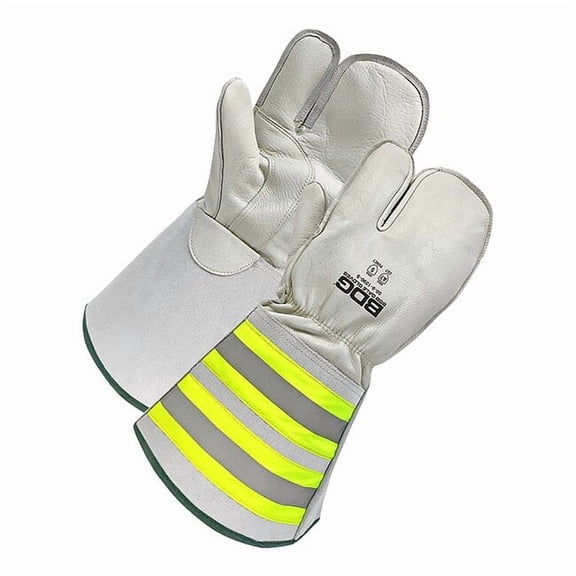 Bdg Cut-Resistant Leather Gloves, Cut Level A7 ,Uncoated ,2XL 1 PR 50-9-1290-X2L