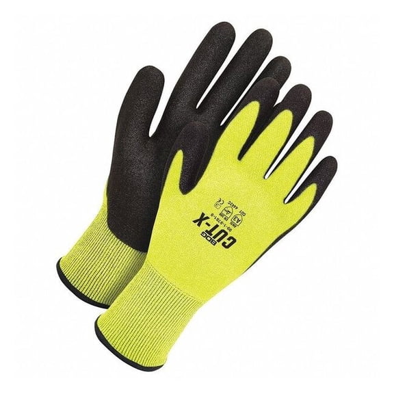 Cut Resistant Coated Gloves, Cut Level A3 ,Dipped ,Polyurethane ,Sandy ,XL 1 PR