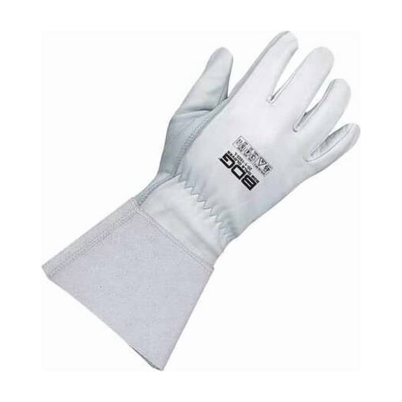 Bdg Cut-Resistant Leather Gloves, Cut Level A4 ,Uncoated ,2XL 1 PR 20-1-1605-X2L