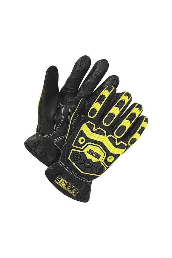 Cut-Resistant Leather Gloves, Cut Level A5 ,L 1 PR 20-1-10750-L