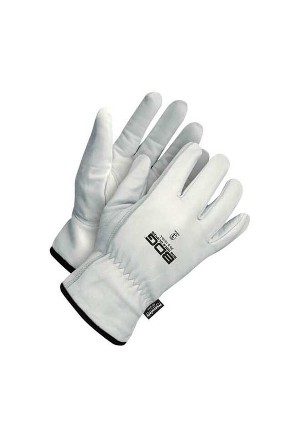 Bdg PR,Leather Gloves,Shirred Slip-On Cuff,L 20-9-1610-L