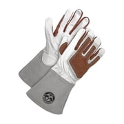 60-1-1940 Welding Gloves, Gauntlet Cuff, Wing Thumb, Premium Goatskin, L, 1 PR 60-1-1940-L