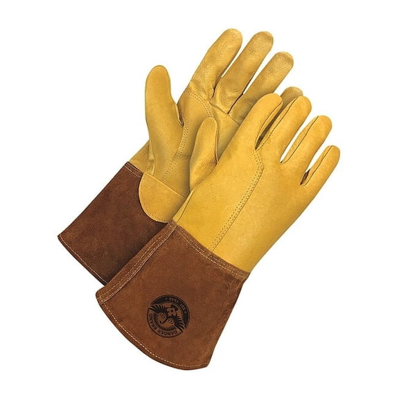 Bdg Welding Gloves,L,Gauntlet,5" Cuff L 60-1-1810-L