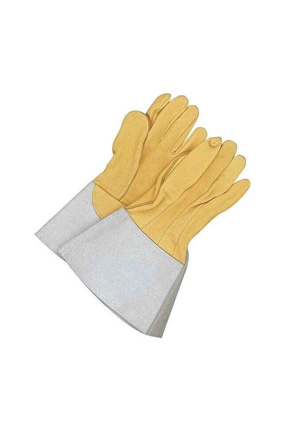 Bdg Welding Gloves,M,Gauntlet,5" Cuff L 64-1-1741-10