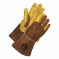thumbnail image 1 of 60-1-1818KV Welding Gloves, Gauntlet Cuff, Wing Thumb, Premium Cowhide, XS, 1 PR, 1 of 1